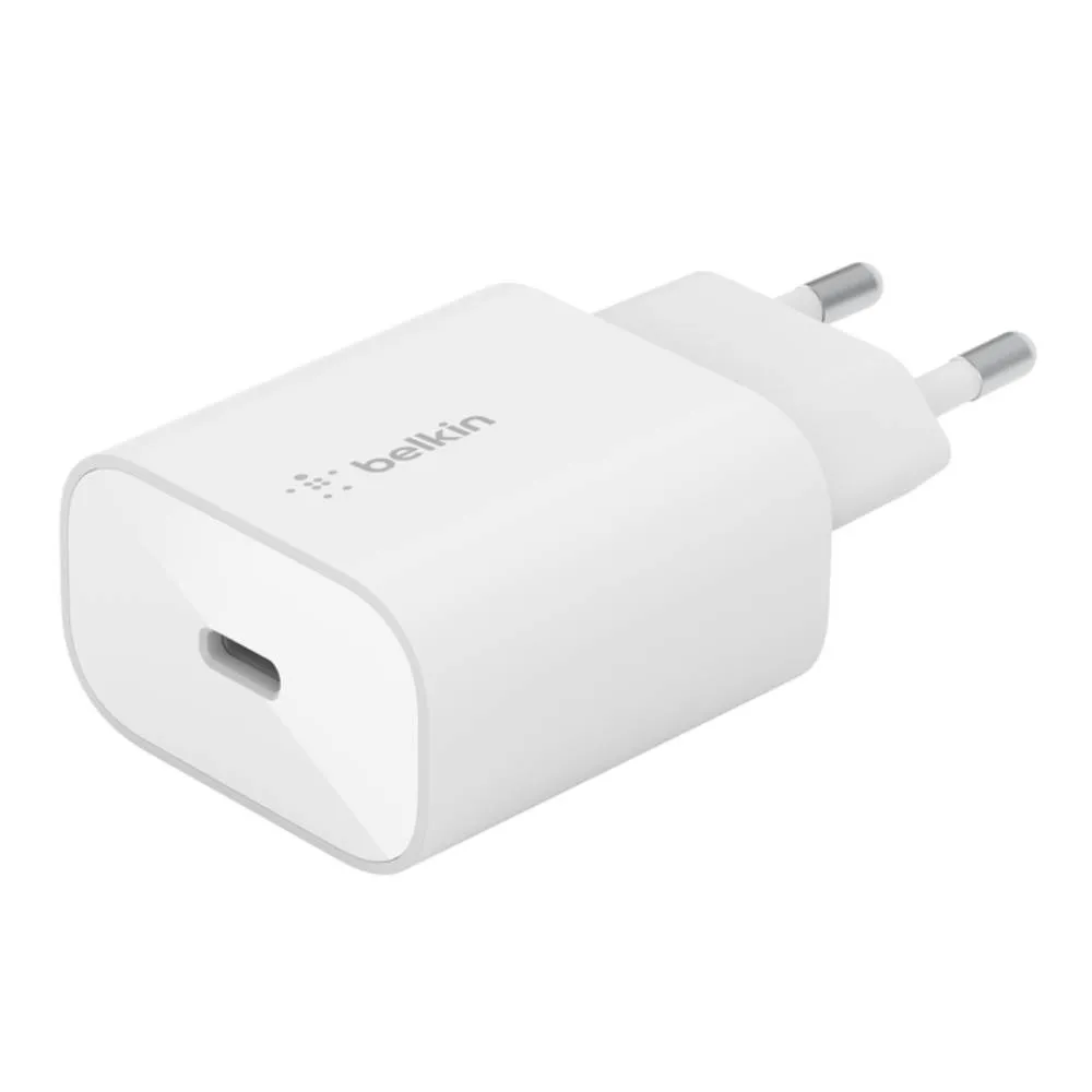 Adaptador USB-C carga rápida 25W   cable Lightning 1m para iPhone de Belkin