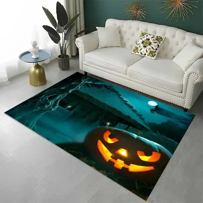 Alfombra de calabaza de Halloween