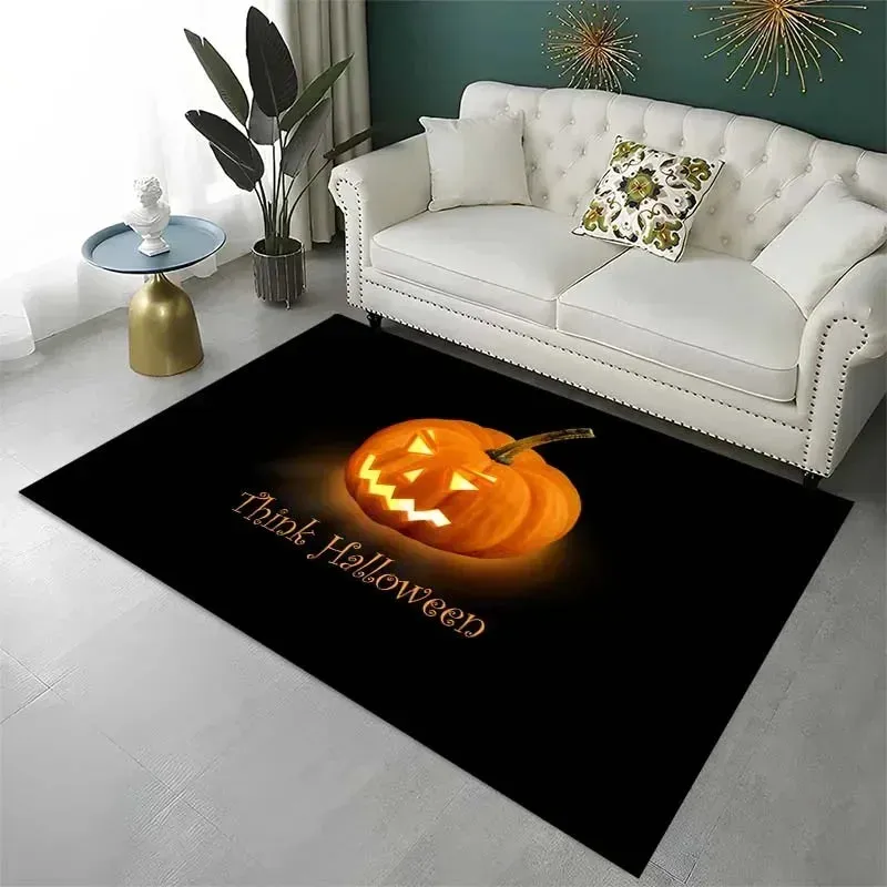 Alfombra de calabaza de Halloween