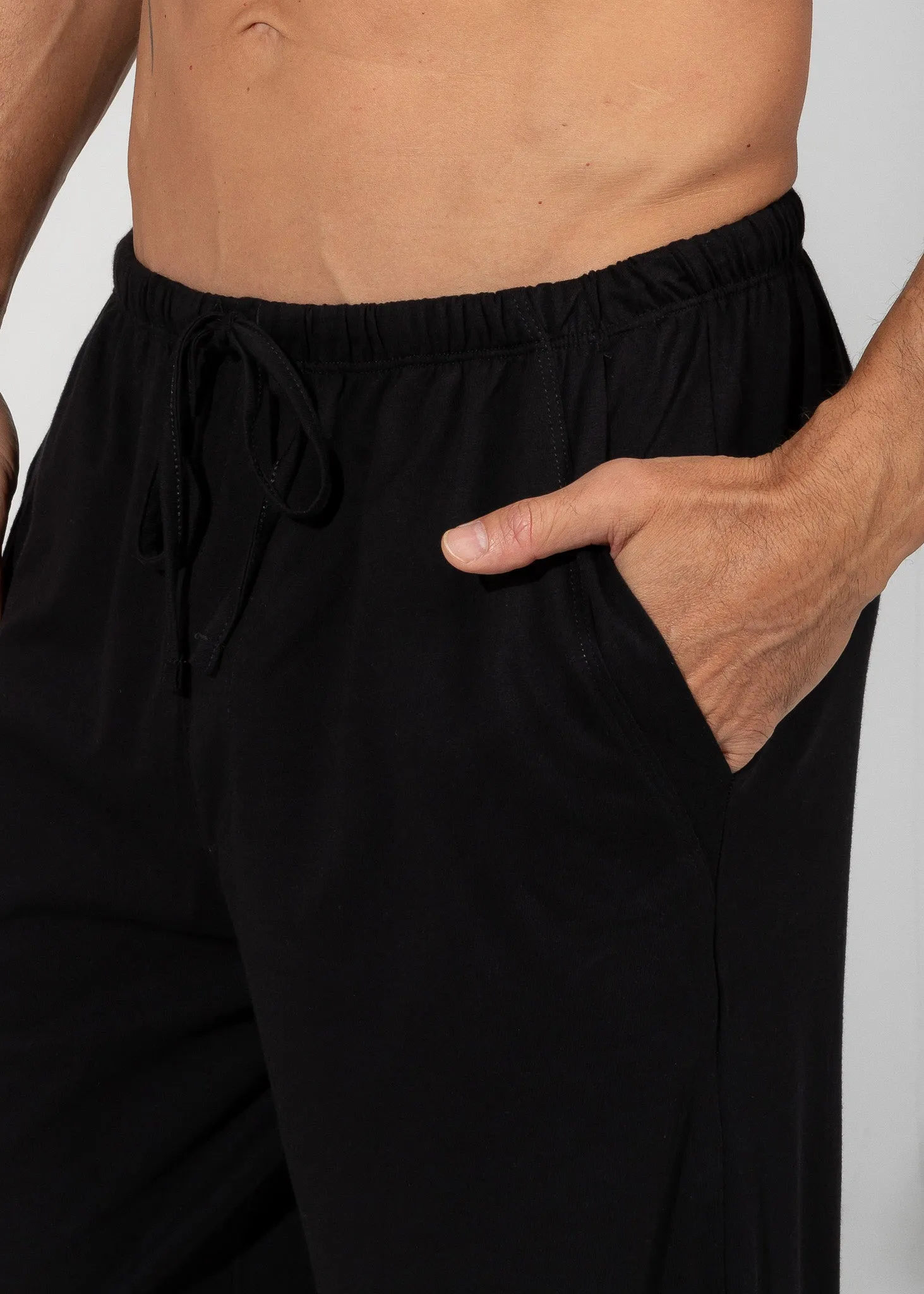 Calça Masculina Algodão Pima Preta