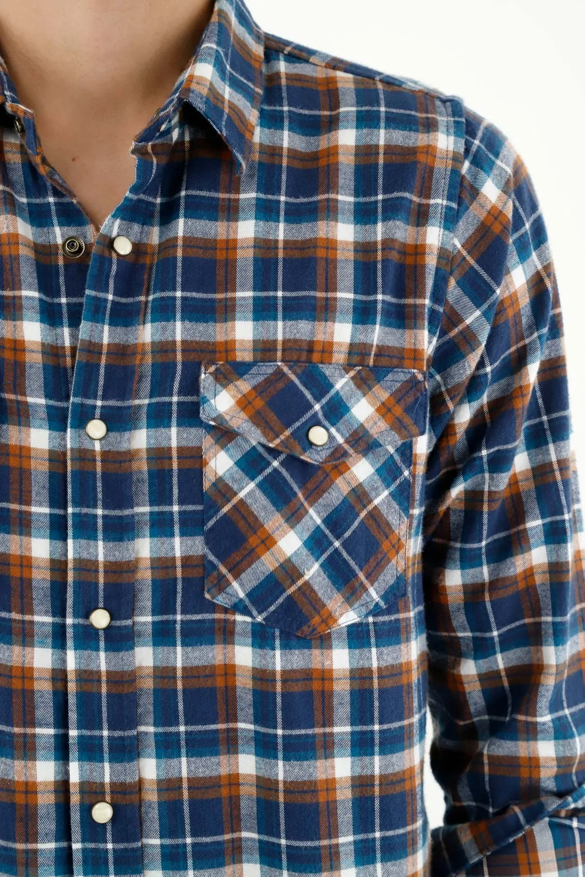 Camisa tipo leñadora para hombre