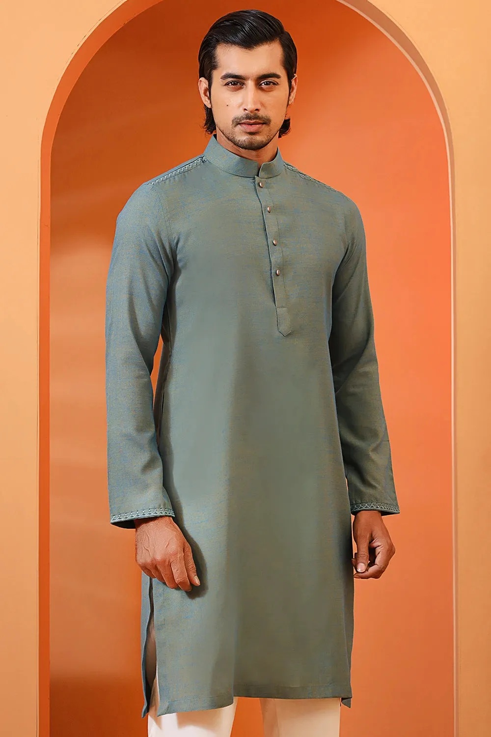 Embroidered Slim Fit Panjabi