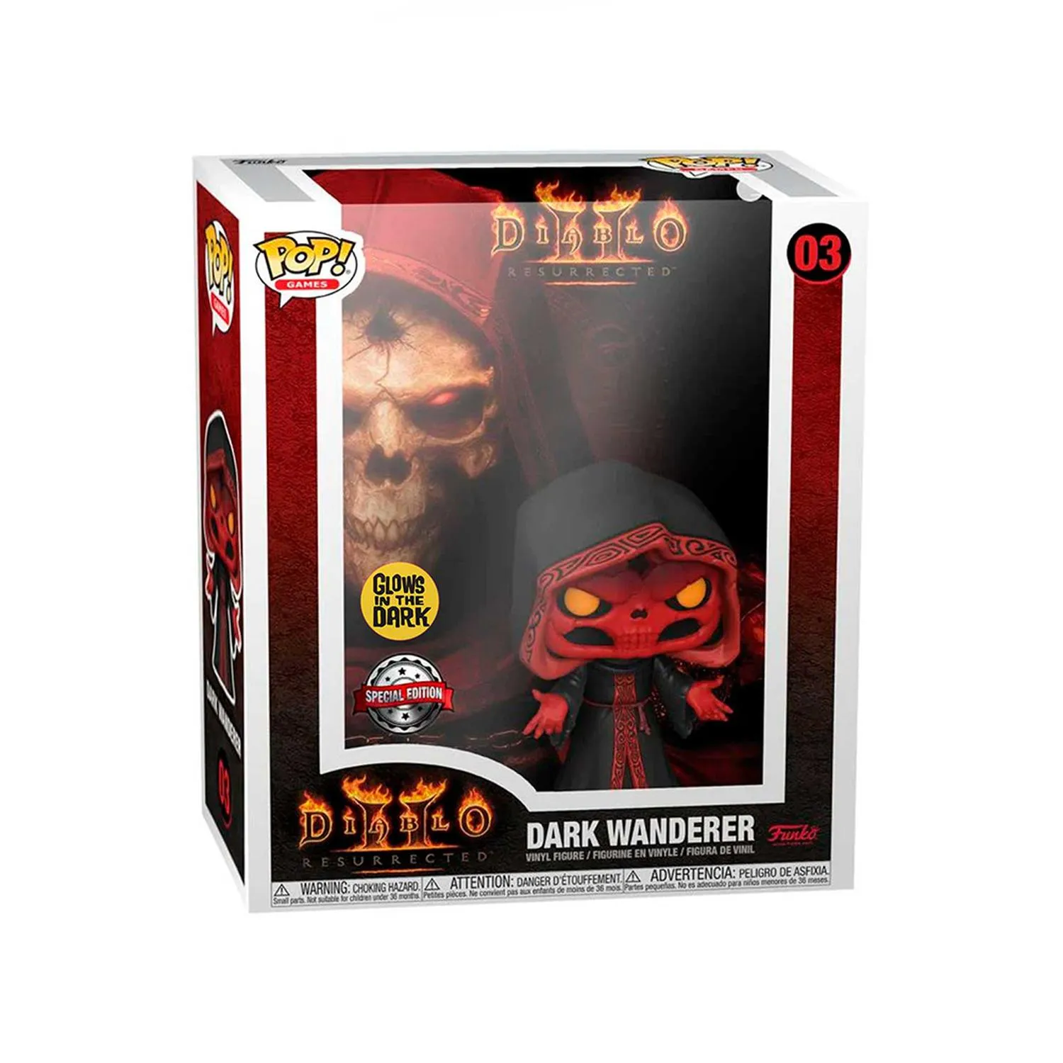 Funko Pop Cover Dark Wanderer 03 Special Edition Glow Diablo