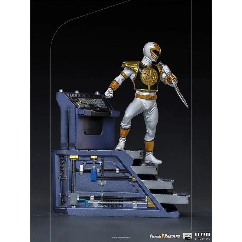 Iron Studios Estatuilla White Ranger Escala 1:10 Power Rangers By Haim Saban & Shuki Levy - Limited Edition