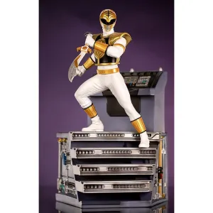 Iron Studios Estatuilla White Ranger Escala 1:10 Power Rangers By Haim Saban & Shuki Levy - Limited Edition