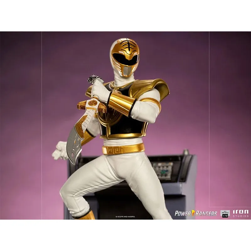 Iron Studios Estatuilla White Ranger Escala 1:10 Power Rangers By Haim Saban & Shuki Levy - Limited Edition