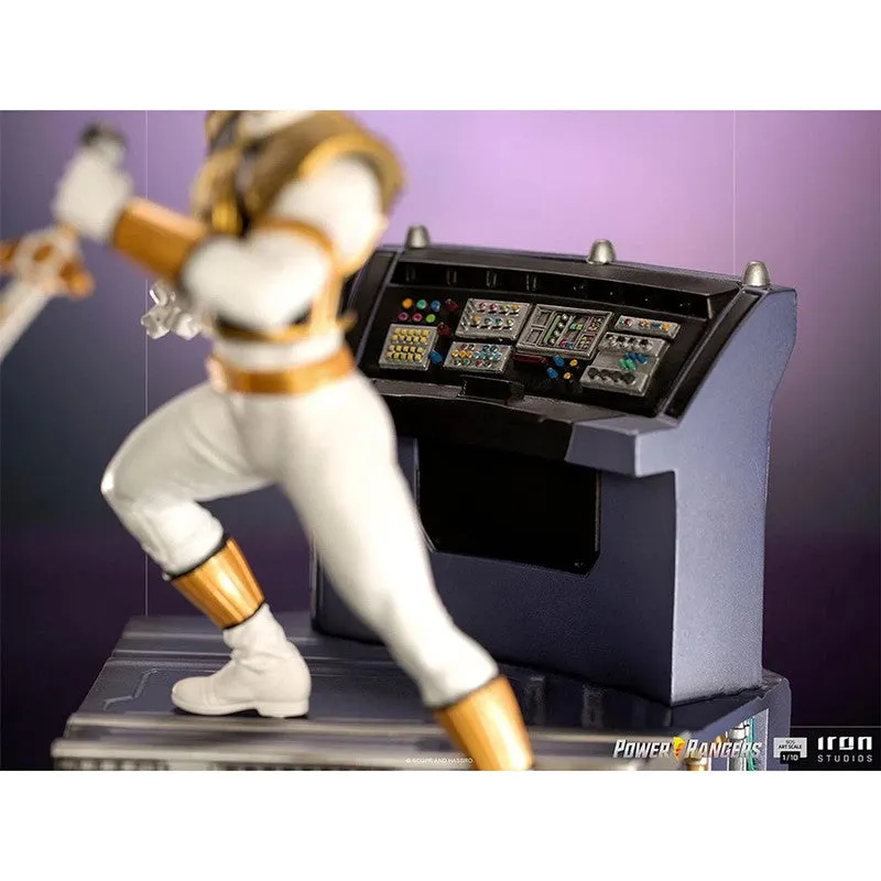 Iron Studios Estatuilla White Ranger Escala 1:10 Power Rangers By Haim Saban & Shuki Levy - Limited Edition