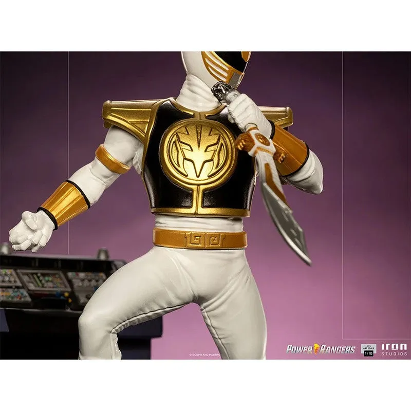 Iron Studios Estatuilla White Ranger Escala 1:10 Power Rangers By Haim Saban & Shuki Levy - Limited Edition