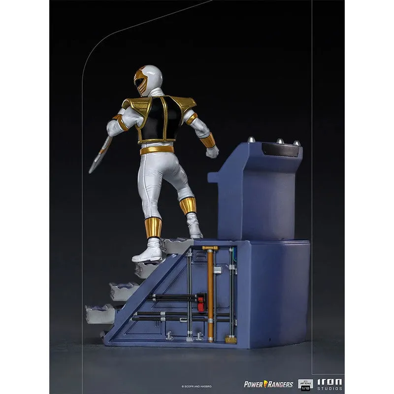 Iron Studios Estatuilla White Ranger Escala 1:10 Power Rangers By Haim Saban & Shuki Levy - Limited Edition