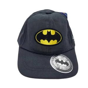 Limited Edition Gorra Negra Bebé Logo Fondo Amarillo Batman 1989 Dc Comics