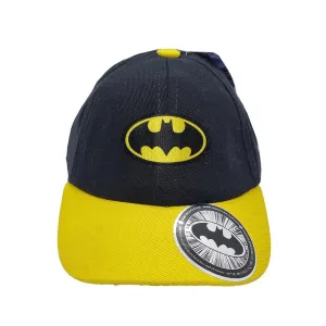 Limited Edition Gorra Negra Bebé Visera Amarilla Batman 1989 Dc Comics