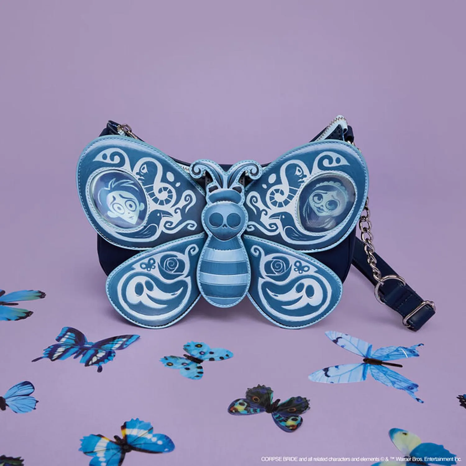 Loungefly Crossbody Butterfly Lenticular El Cadaver De La Novia