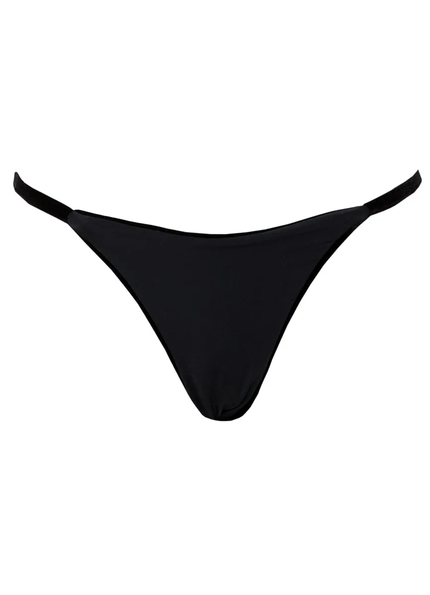 Maaji Blackjack Micro Midi Regular Rise Single Strap Bikini Bottom