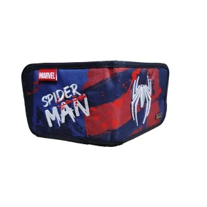 New Arrival Kndit Caps Cartera Azul Con Roja Bordado Gris Araña Marvel Comics