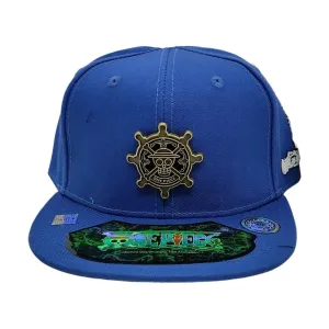 New Arrival Kndit Caps Gorra Azul Placa Bronce Timon One Piece