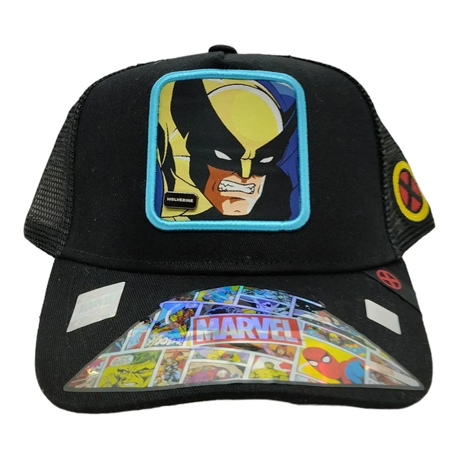 New Arrival Kndit Caps Gorra Negra Con Red Negra Wolverine Marvel Comics