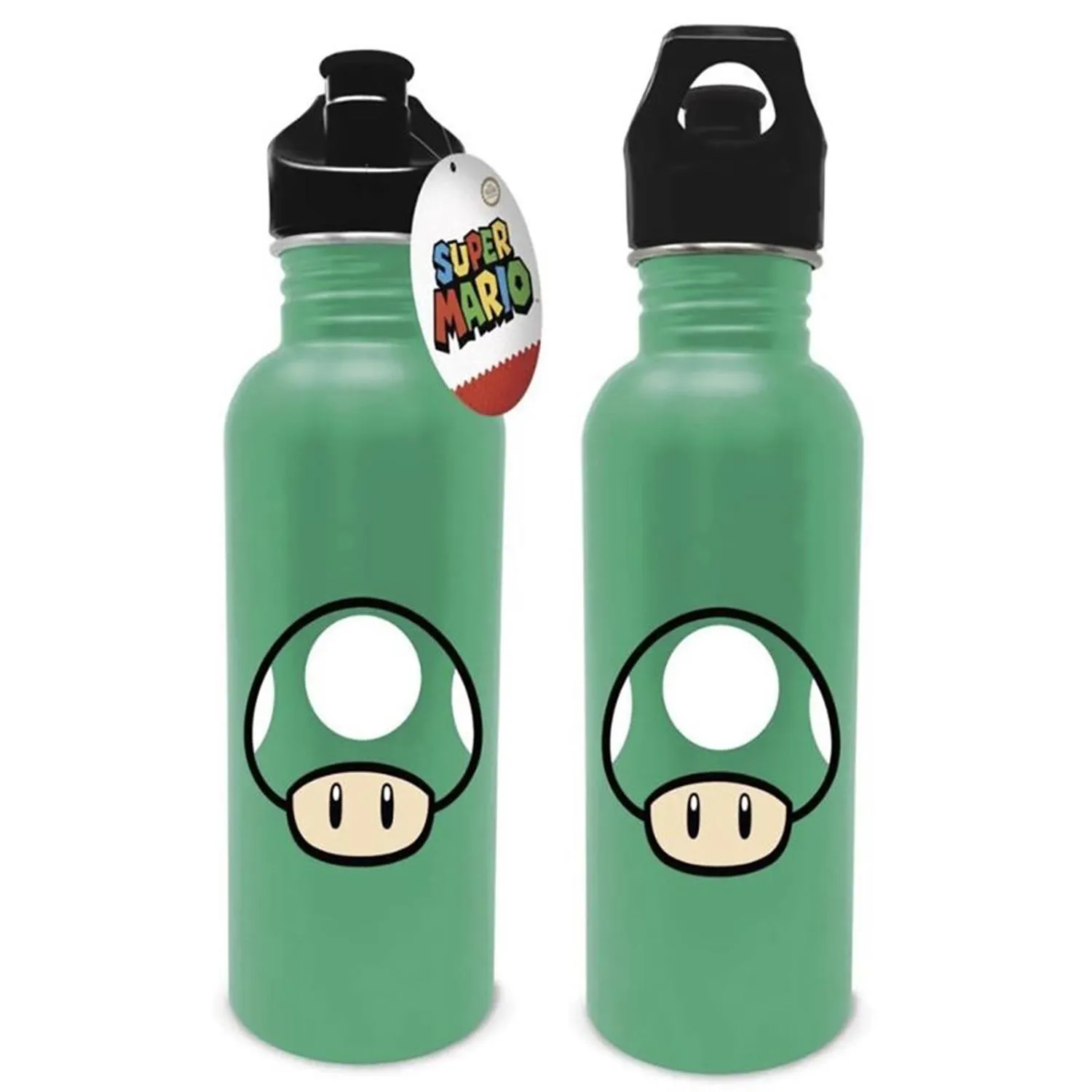 New Arrival Pyramid Internacional Termo Verde Tarón Negro Champiñón Verde Mario Bros