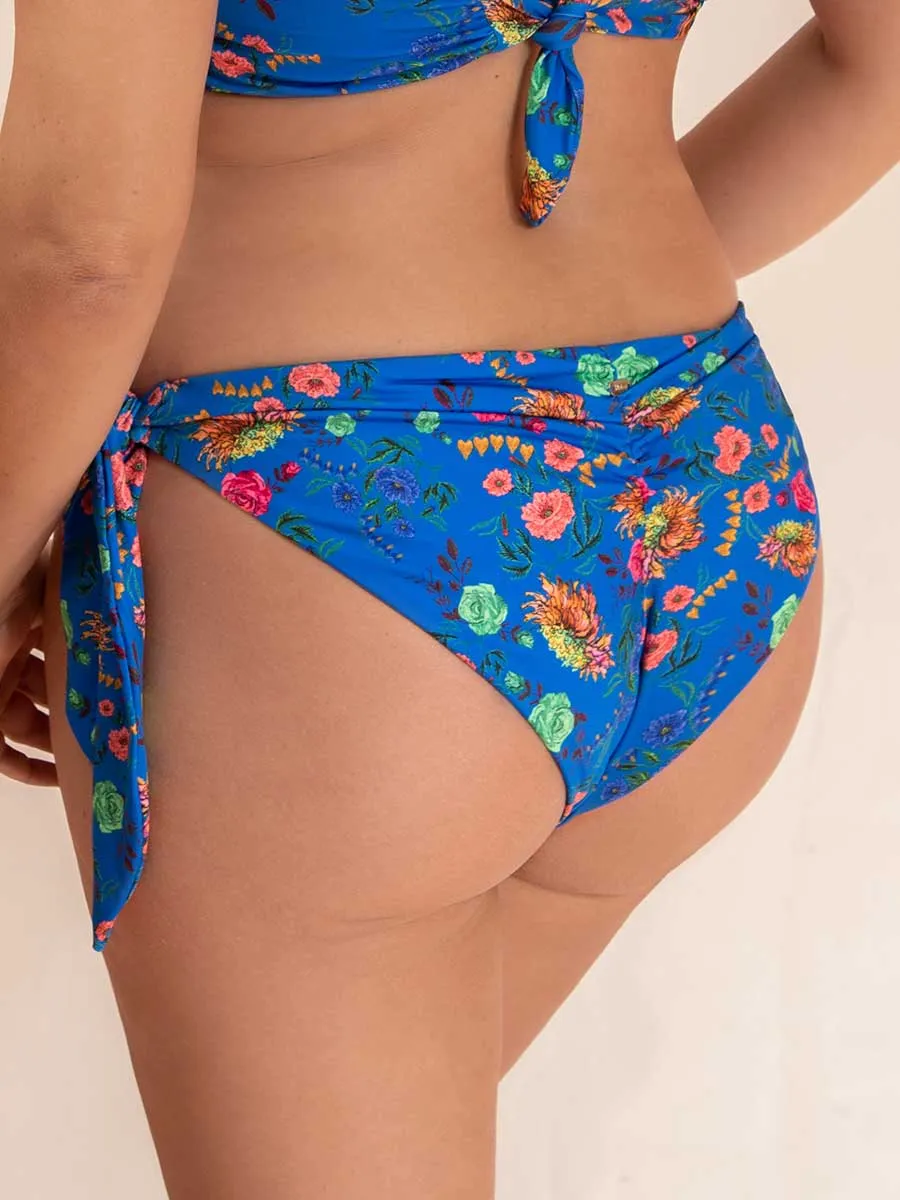 Panty de Baño Ajustable Estampado Azul Rey