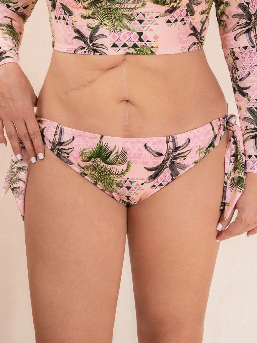 Panty de Baño Ajustable Estampado Rosa Claro