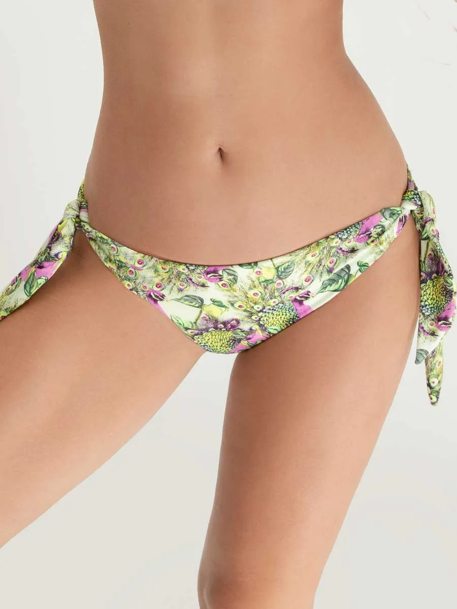 Panty de Baño Ajustable Estampado Verde Neón