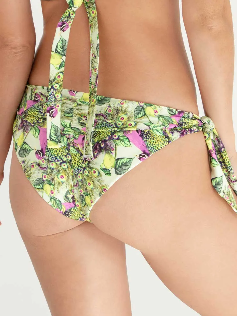 Panty de Baño Ajustable Estampado Verde Neón