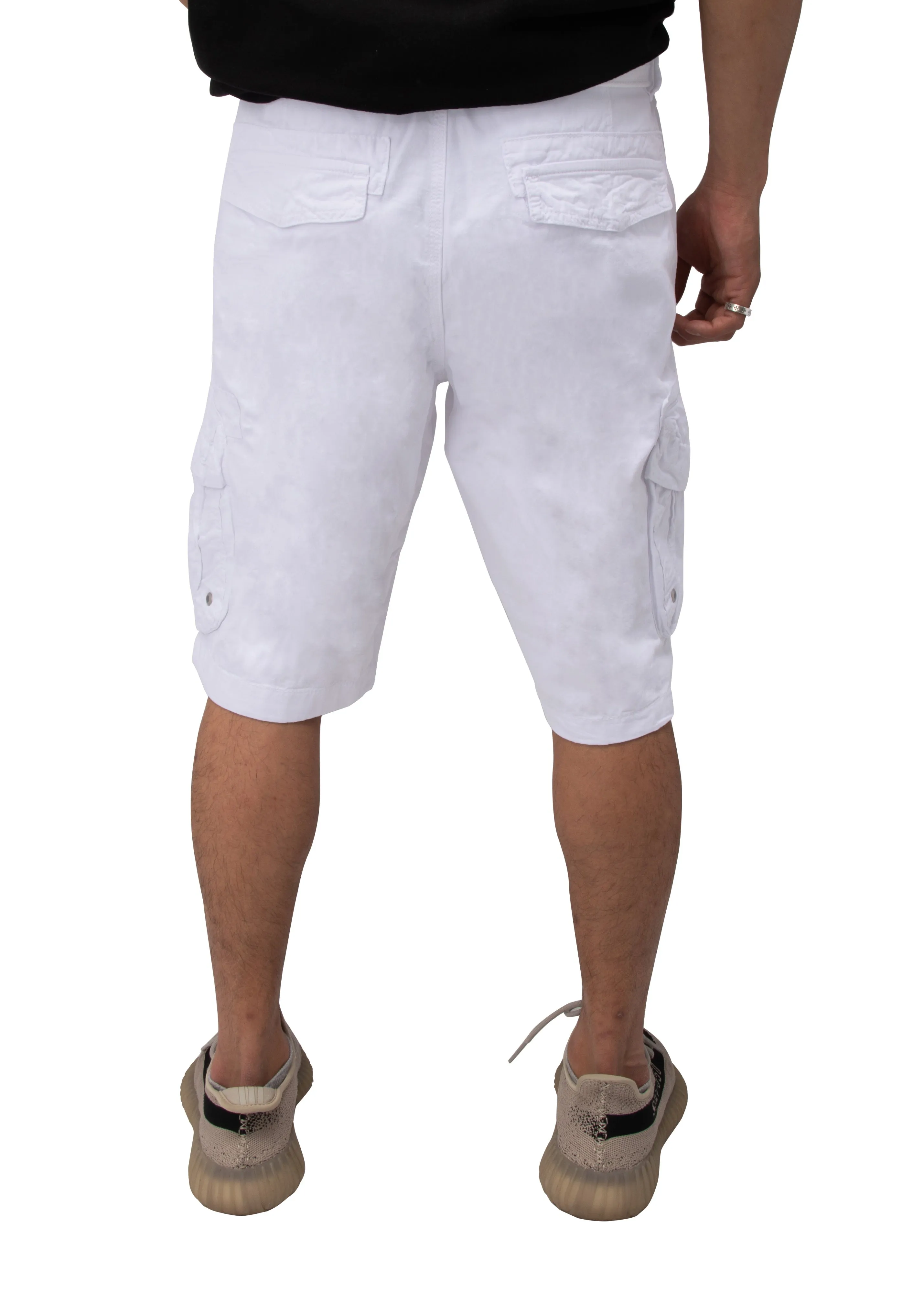 RAW X Men's Belted 12.5" Inseam Cargo Shorts