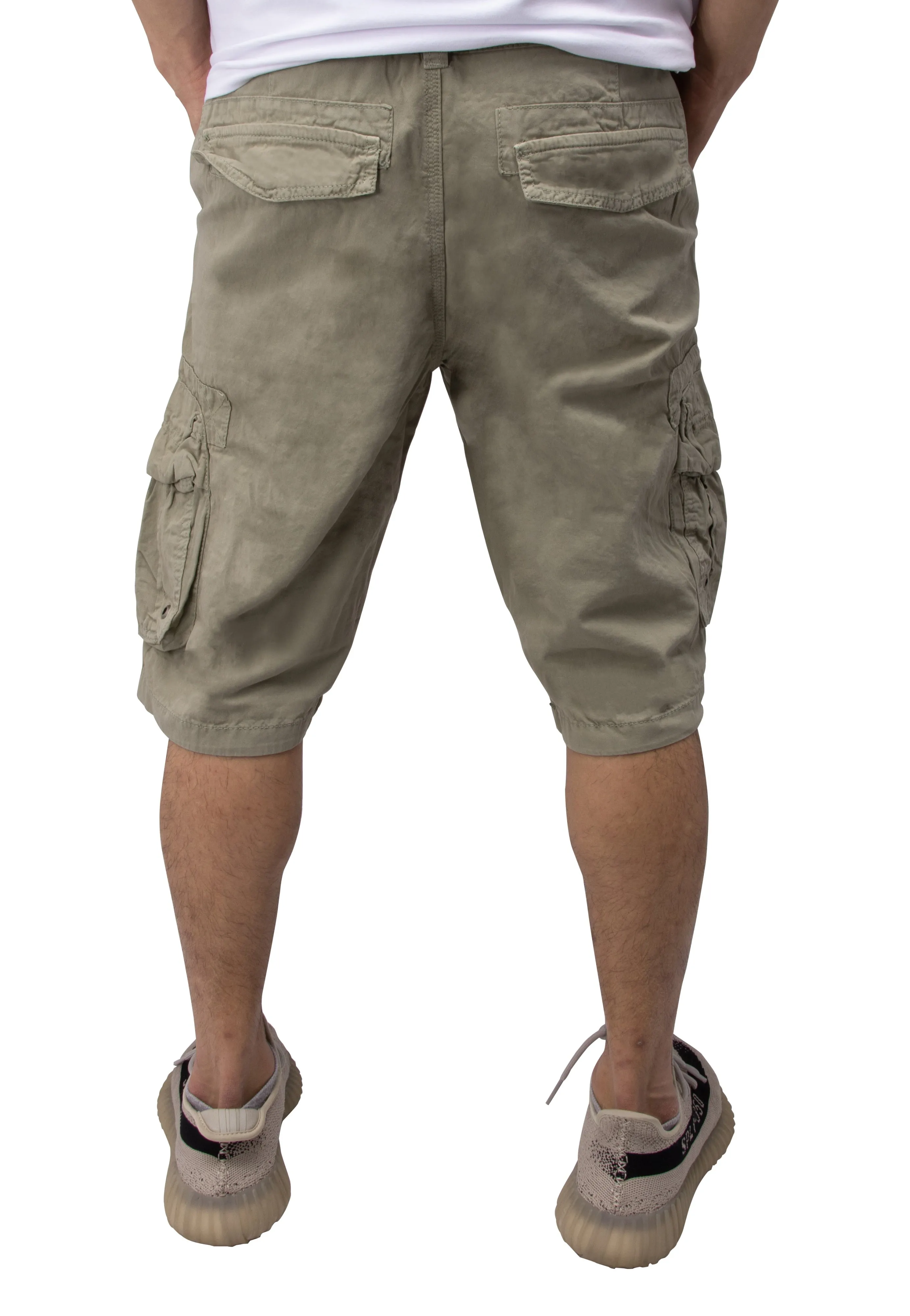 RAW X Men's Belted 12.5" Inseam Cargo Shorts