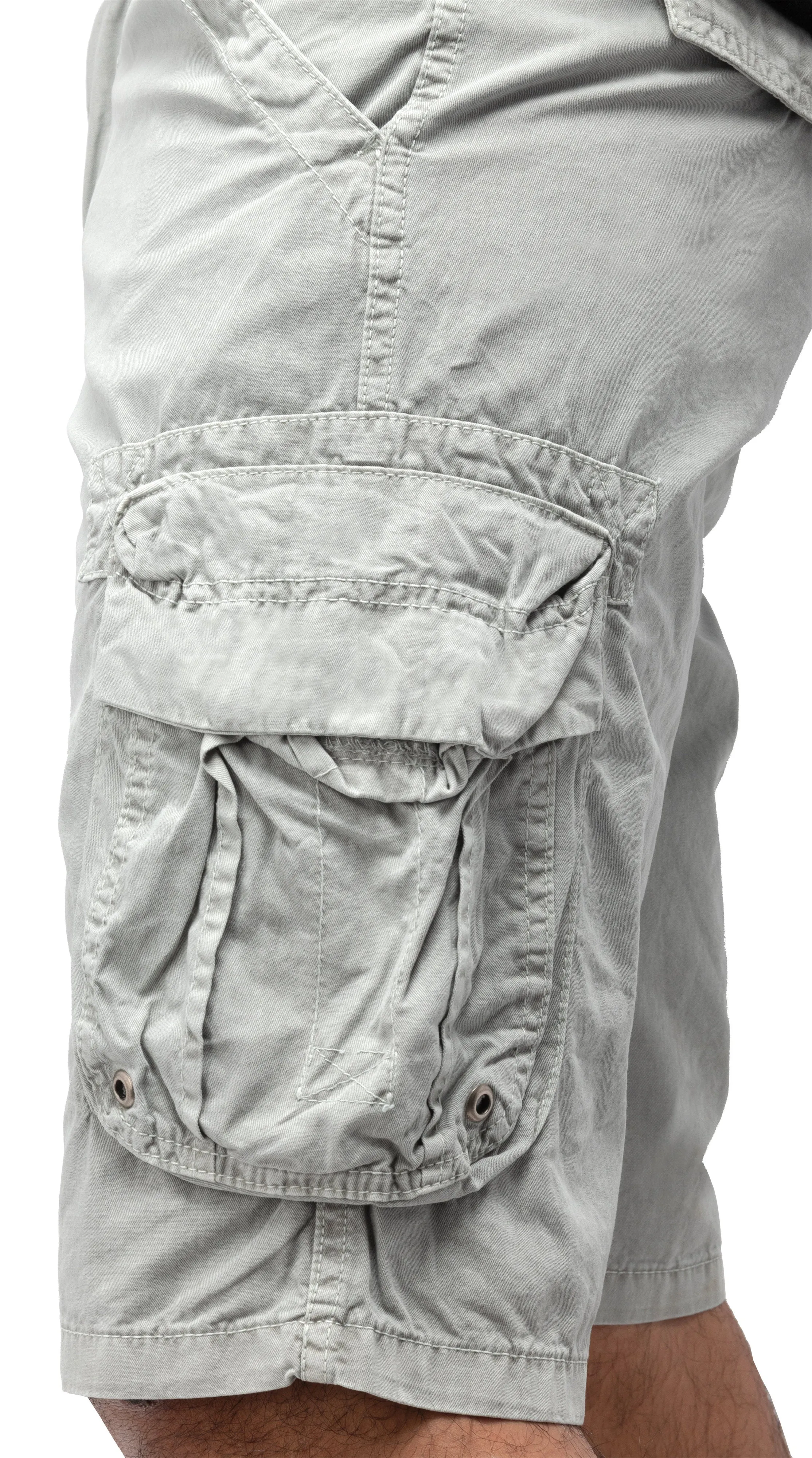 RAW X Men's Belted 12.5" Inseam Cargo Shorts