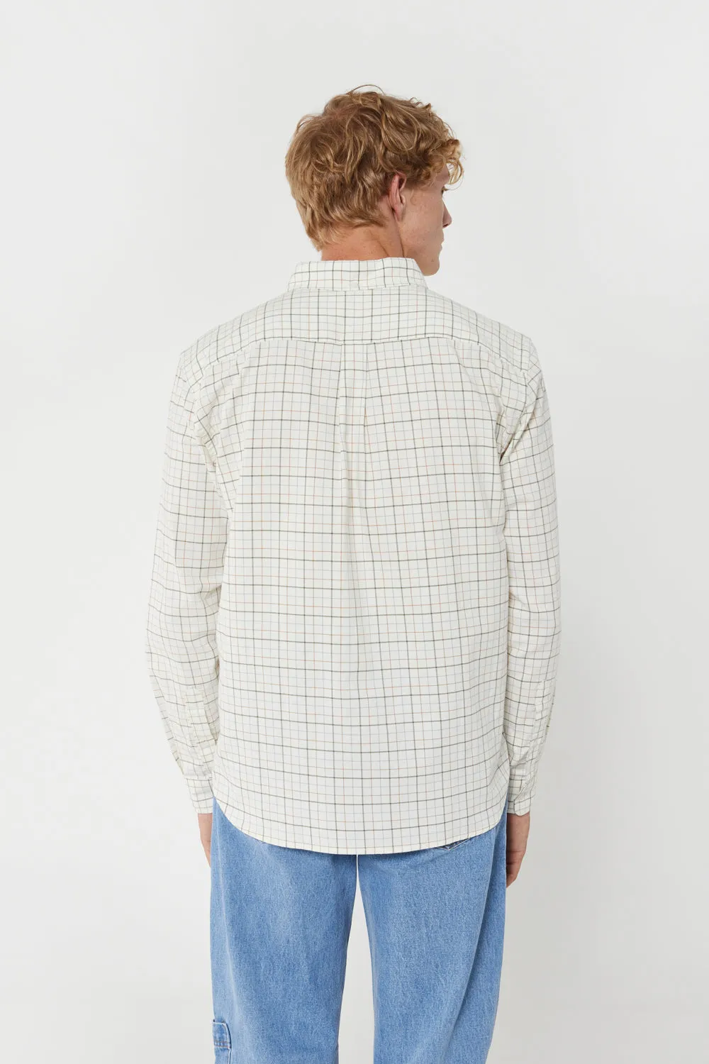 SMALL CHECK COTTON SHIRT