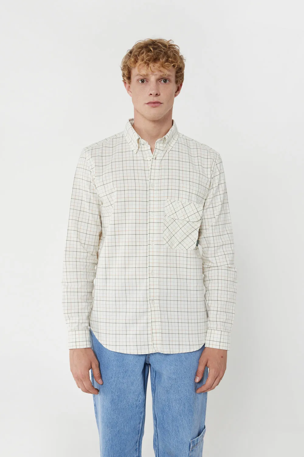 SMALL CHECK COTTON SHIRT