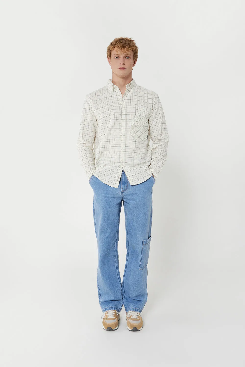 SMALL CHECK COTTON SHIRT