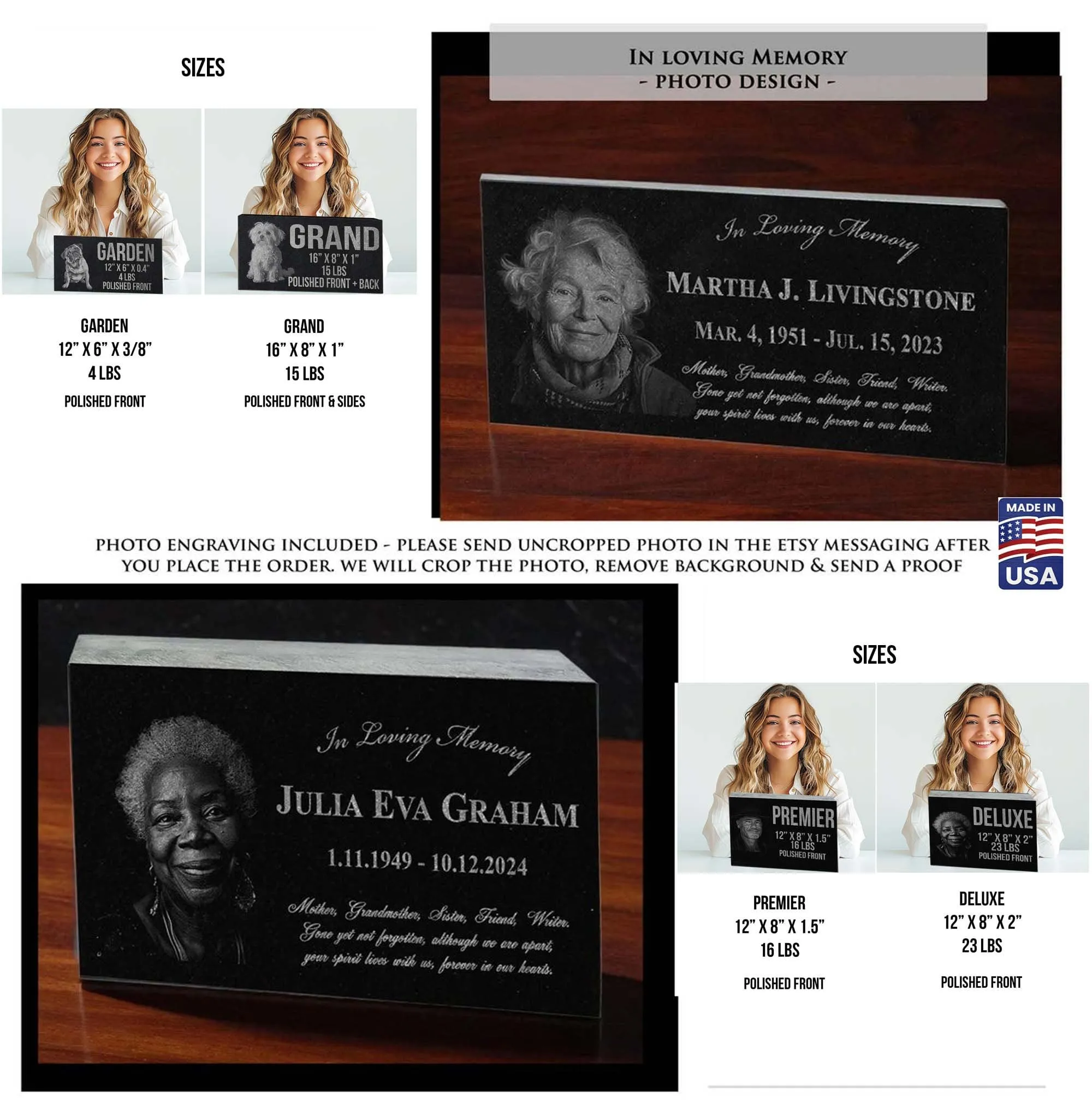 Spanish Sympathy Gift Memorial: Placa Conmemorativa, Personalized Remembrance, Regalo de Pérdida, Keepsakes, Placa de Recuerdo Para Difuntos