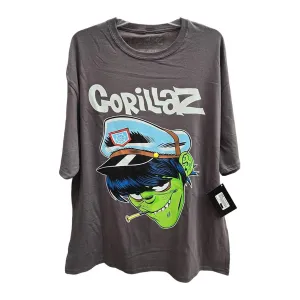 Toxic Playera Gris Cara Gorillaz Talla Ch