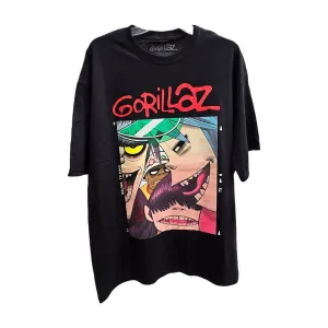 Toxic Playera Negra Kojak Talla Ch Gorillaz Talla Ch