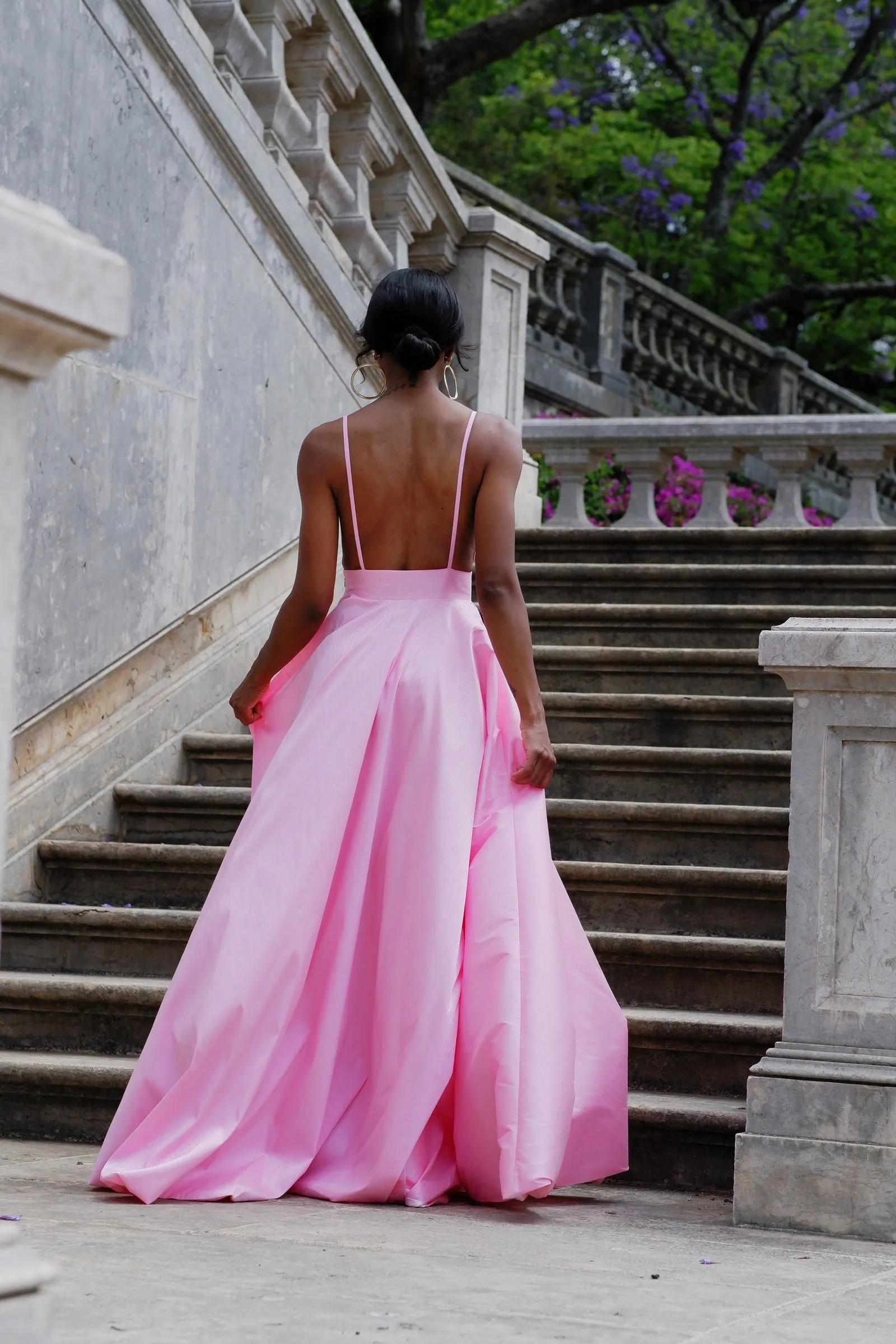 VESTIDO PRINCESA ROSA CLARO