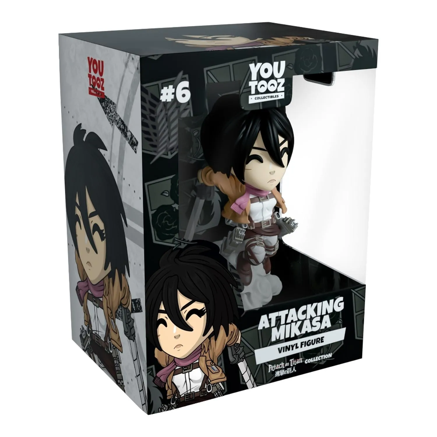 Youtooz Figura Attacking Mikasa #6 Attack On Titan By Hajime Isayama - Limited Edition